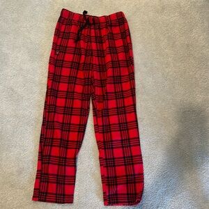 Spider red plaid pants
